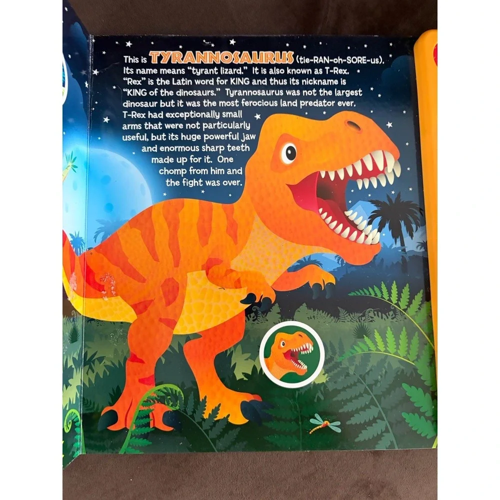 Noisy‎ Dinosaurs 10 Cool Dinosaur Sounds Interactive Board Book Tested Working